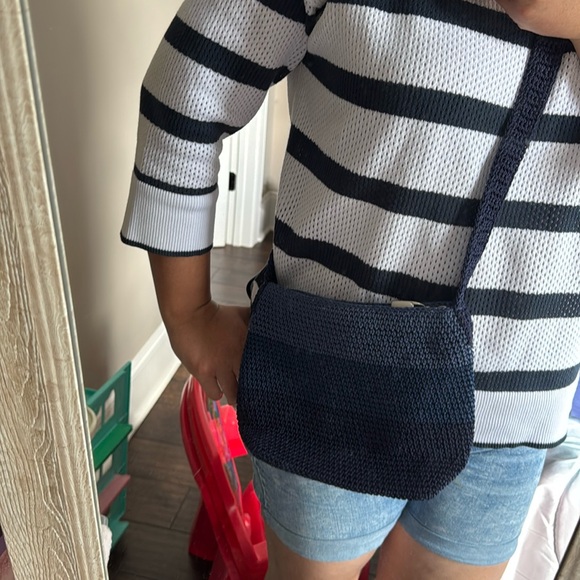 Nwot Crossbody crochet bag navy and blue Color - Picture 10 of 10